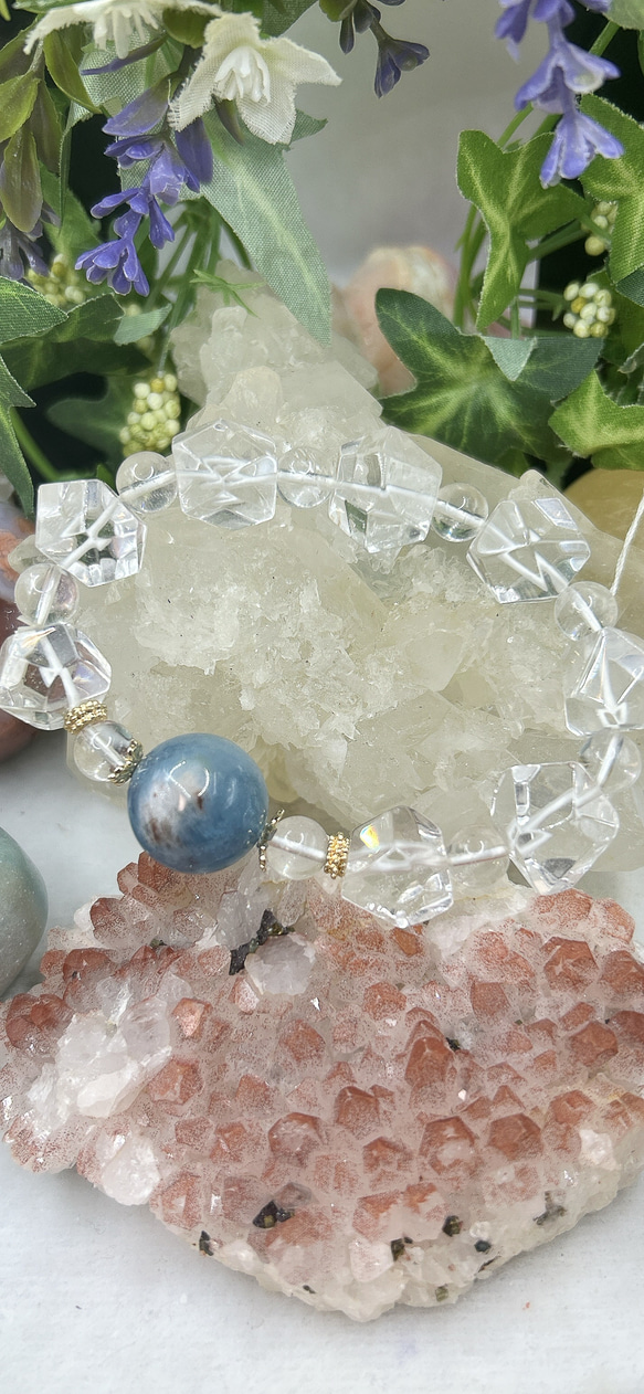 母岩付きアクアマリン ブレスレット MIZUHO 通販 18339309