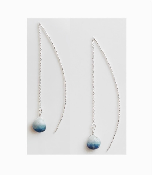 高品質✧アフガナイトアメリカンピアス✧silver925 特注】最高級