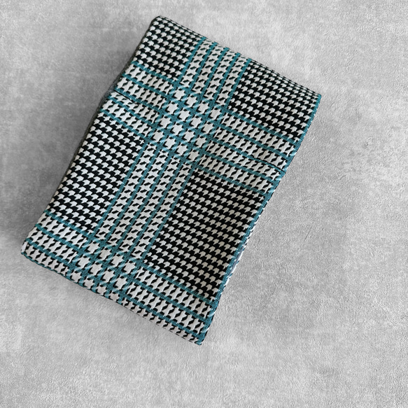 イタリア製/チェック柄◆コンパクトマフラー 9枚目の画像