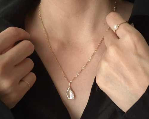 【訳あり】MIZUKI ブラウン淡水パール 14K ネックレス MIZUKI(ミズキ) ネックレス・ペンダント(レディース) - 海外通販