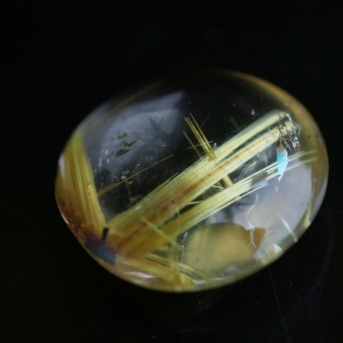 金針水晶☆タイタンルチルインクォーツ☆ s1346 天然石 Funky