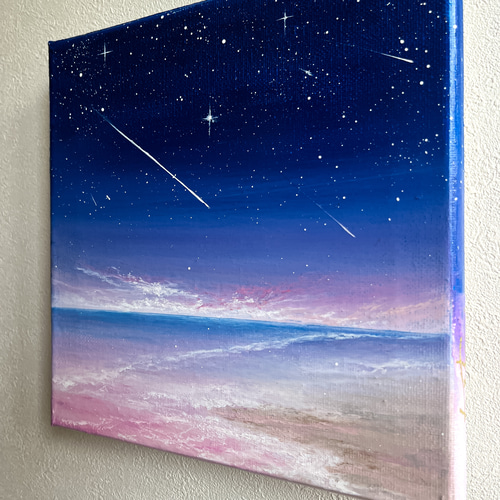 Earth【原画】夜〜煌めく星空(チョークアート.オイルパステル画 Earth【原画】夜〜煌めく星空(チョークアート.オイルパステル画