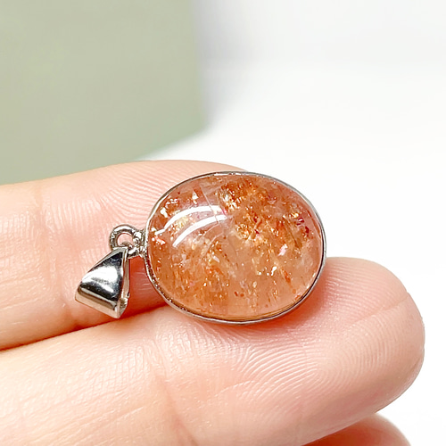 サンストーン ペンダントトップ ネックレス 日長石 天然石 【超美品