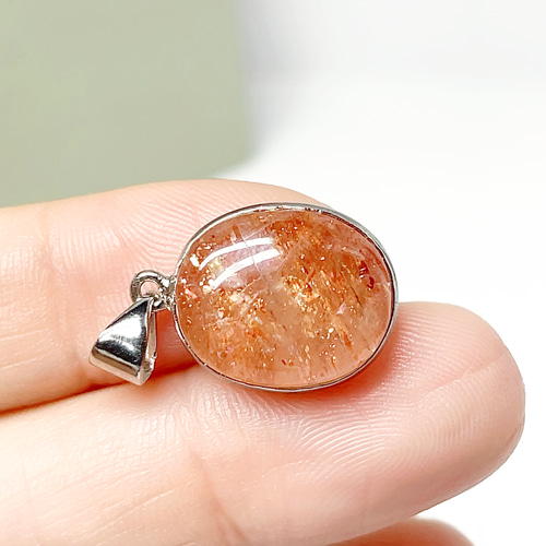 サンストーン ペンダントトップ ネックレス 日長石 天然石 【超美品