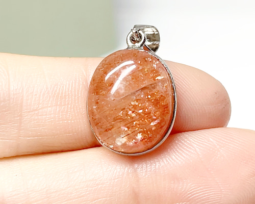 サンストーン ペンダントトップ ネックレス 日長石 天然石 【超美品