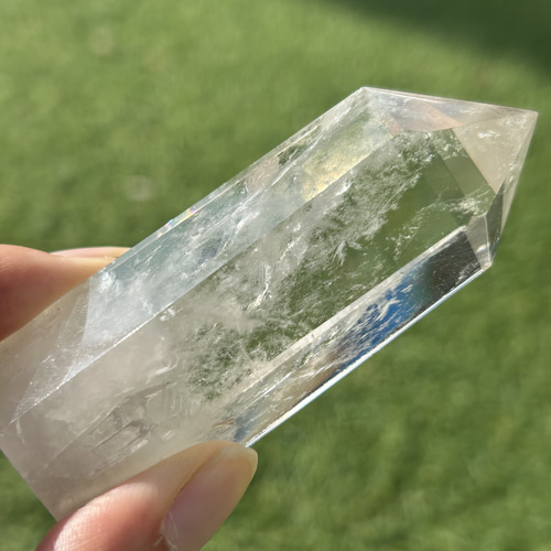 虹入り水晶✴︎六角柱 その他インテリア雑貨 powerstoneshop HOLY 通販