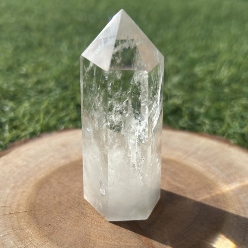虹入り水晶✴︎六角柱 その他インテリア雑貨 powerstoneshop HOLY 通販 