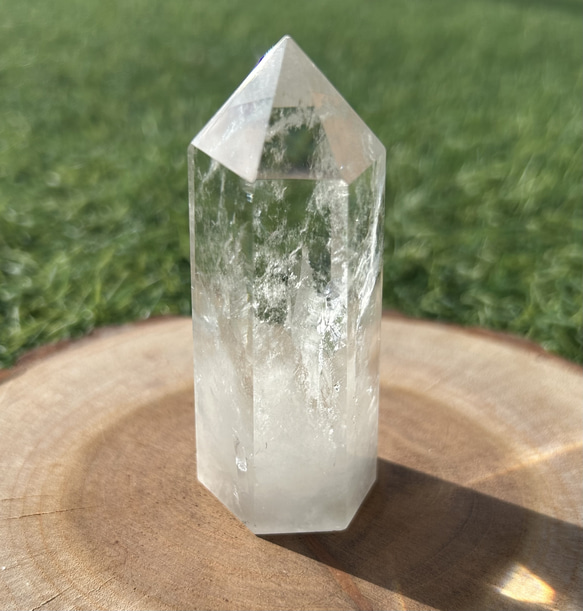 虹入り水晶✴︎六角柱 その他インテリア雑貨 powerstoneshop HOLY 通販