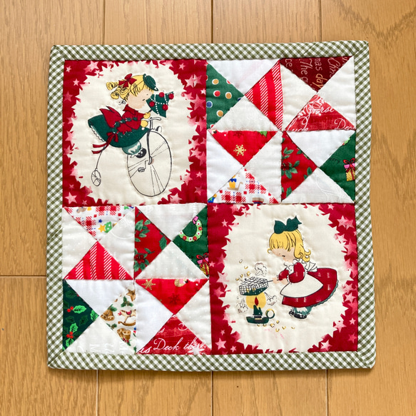 パッチワーク ハンドメイド タペストリー⑨⑩セット タペストリー