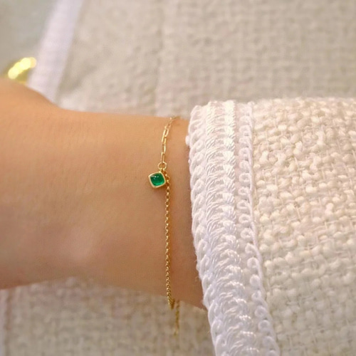 即買いOK!高級　天然ダイヤモンド　エメラルドブレスレット　18金 即買いOK!高級 天然ダイヤモンド エメラルドブレスレット 18金