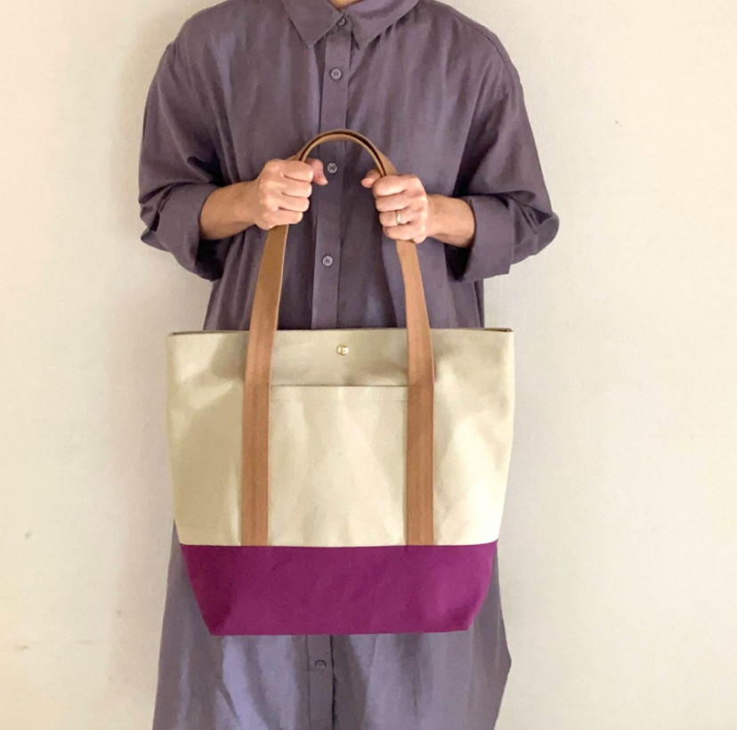 帆布トート・A4たて型・肩がけタイプ