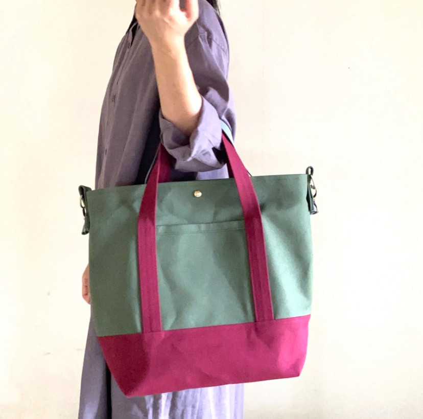 帆布トートバッグ・A4たて型・2way