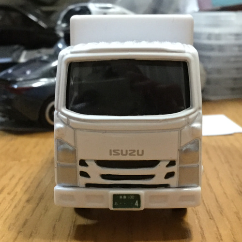 数量限定】トミカトラックナンバープレート(1台分)1/65 シール 