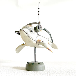 石粉粘土作品「The Shark and the Samurai」 立体・オブジェ マーク