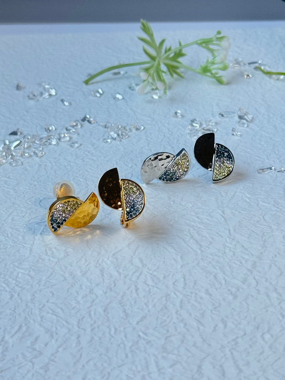 SWAROVSKI ピアス スワロフスキー ピアス Stone フープ 小 パヴェ