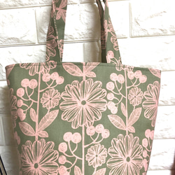 ❤️大人気あんぱん柄ブラウン&ブラッグ色バケツ型トートバッグ