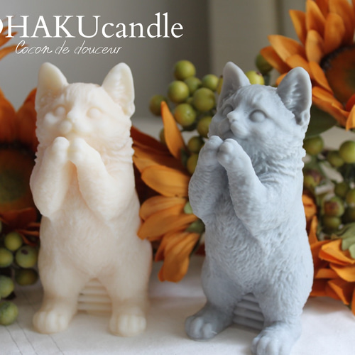 10月の新作】猫好きさん必見のレディーキャットキャンドル