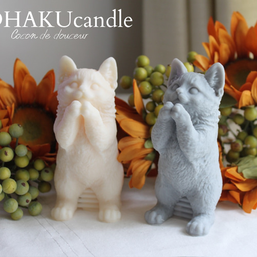 10月の新作】猫好きさん必見のレディーキャットキャンドル