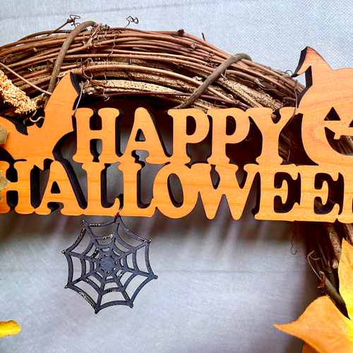 ❤︎あいぞうさま専用❤︎特大ハロウィンリース フラワーリース