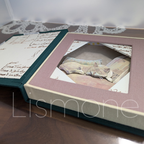 シャドーボックス(本屋) ハンドメイド シャドーボックス(本屋