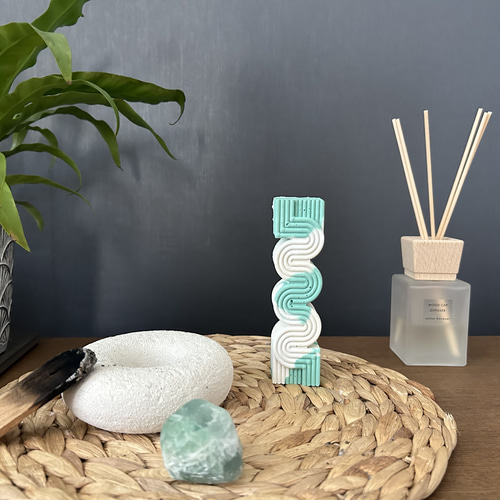 夏の感謝祭セール☆》1点限定販売☆インテリア雑貨 セメントオブジェ