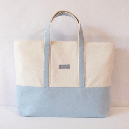 帆布とカラーオックスのレッスンバッグ トートバッグ レッスンバッグ