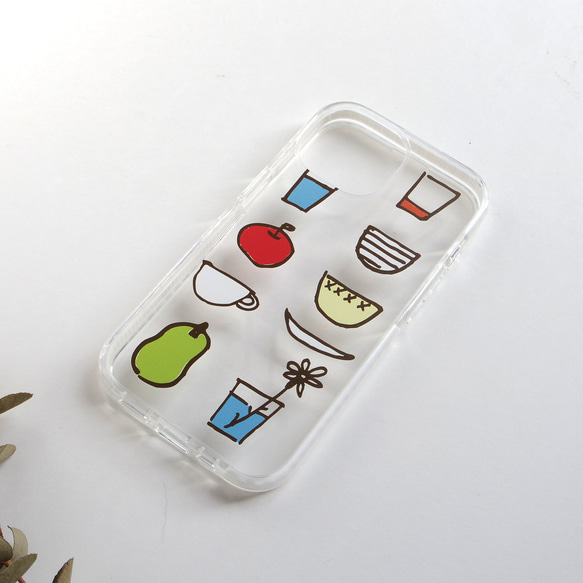 スマホケース iPhon17 16 SE3【イハナ ihana】北欧 大人可愛い 個性的 カラフル クッションバンパー 3枚目の画像