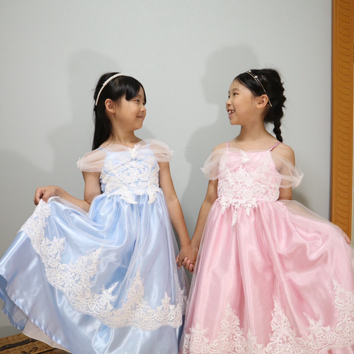メゾピアノ　プリンセスモチーフドレス　130　ピンク magnet_166484774200.jpg