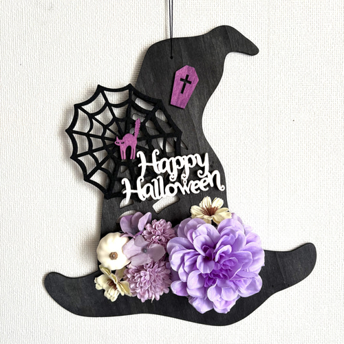 ネオンサイン　ハロウィン　パーティー　装飾　オーダーメイド　魔女帽子　ホウキ ネオンサイン ハロウィン パーティー 装飾 オーダーメイド 魔女