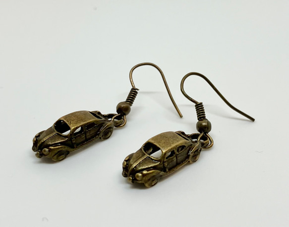 ミニチュア　車　ネックレス　ピアス 車のピアス ピアス（フック・チェーン） ako 通販 18342357｜Creema