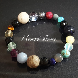 限定1点】ジャスパー、ピンクタイガータイのMIX天然石ブレスレット