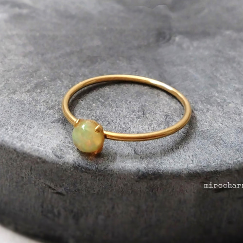 オパール 指輪10号 プレシャスオパール 指輪 (10号) l388-153 指輪