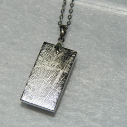 他では絶対に作れない！！生から作ったギベオン隕石ペンダントトップ