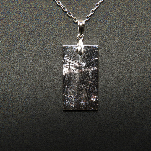 他では絶対に作れない！！生から作ったギベオン隕石ペンダントトップ