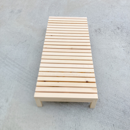ちょっと長い脚付きナチュラルすのこ その他家具 家具工房KARIMIKI