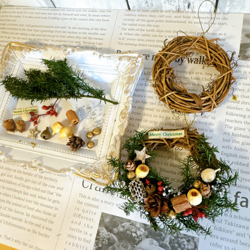 クリスマスミニリースキット ハンドメイドキット 手作りキット