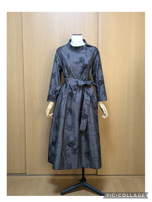専用画面　着物リメイク ワンピース 大島紬 Ｍ〜L 着物リメイク ワンピース 大島紬M〜L ワンピース さらあお 通販