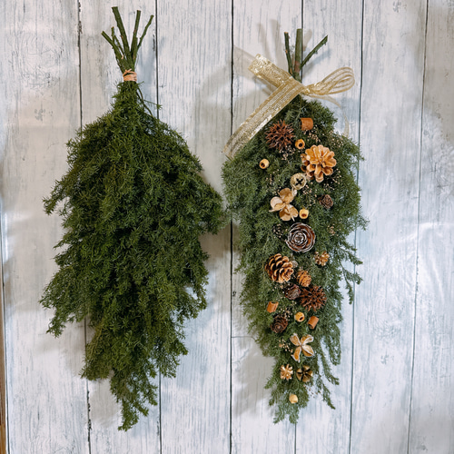 クリスマススワッグキット 48cm ハンドメイドキット 手作り