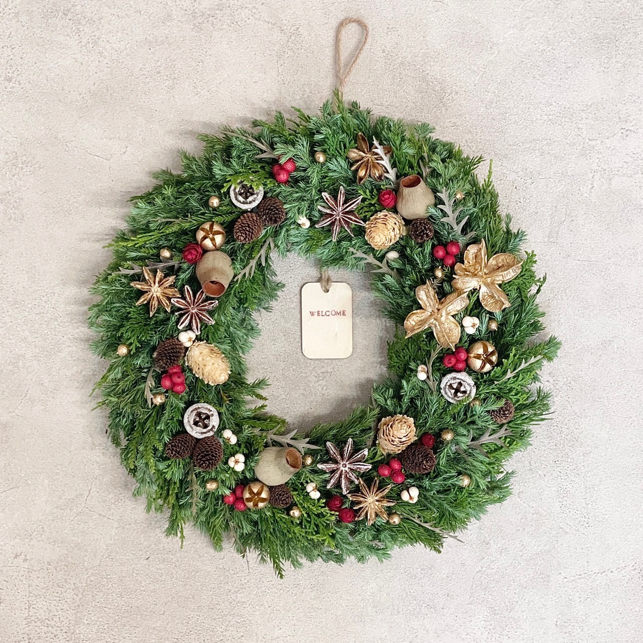 予約販売】12月～ 針葉樹のクリスマスリース / フレッシュリース