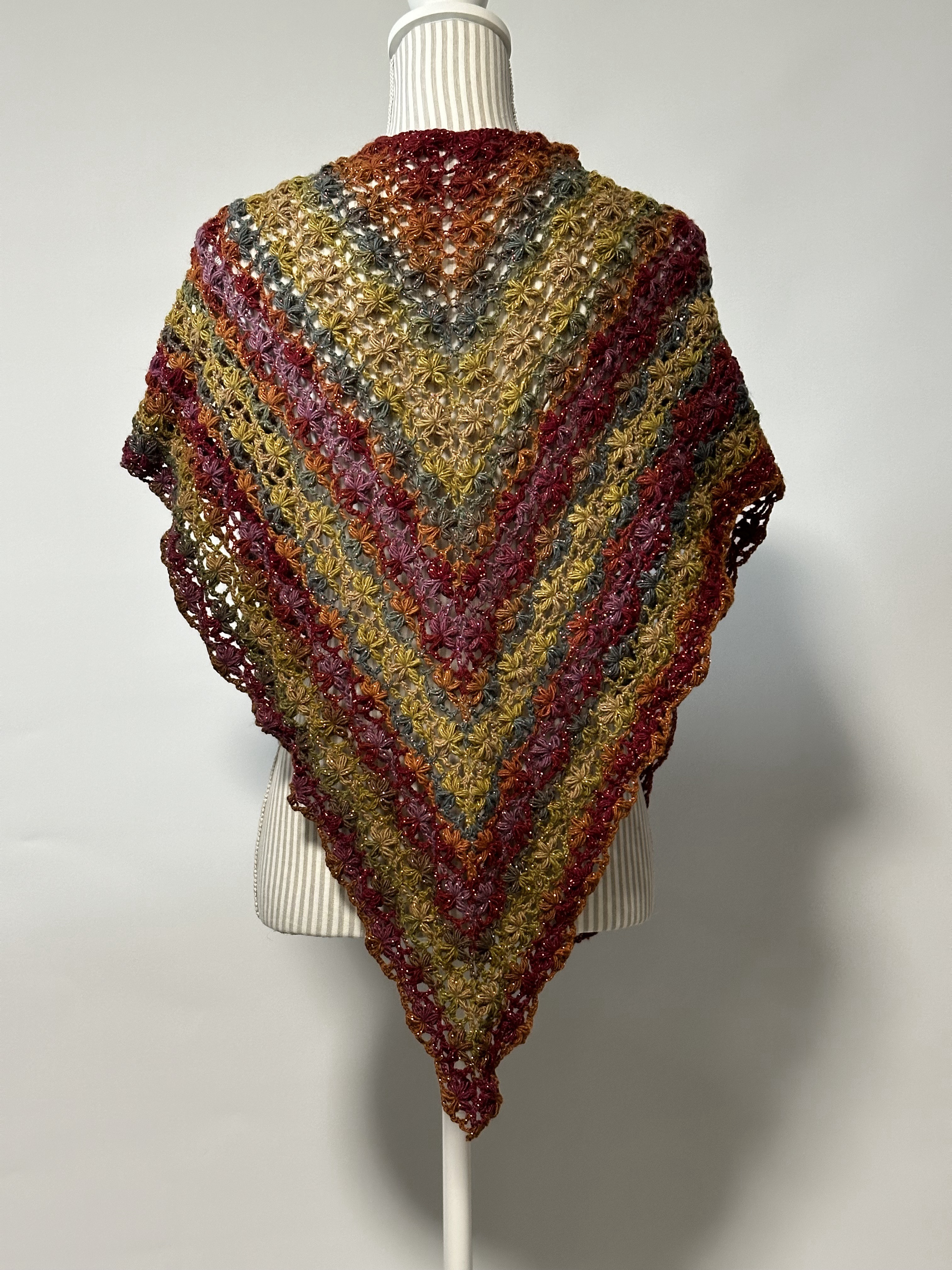 三角ショール 三角ショール【輸入毛糸/秋冬素材】 ストール ゆめ@クーポンコード