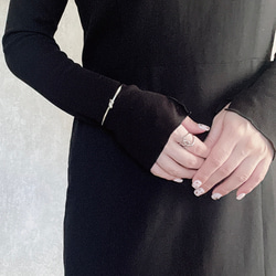 結び目デザイン　サージカルステンレス　バングル　ニッケルフリー　ひねり　k18コーティング　金属アレルギー対応　高品質 11枚目の画像