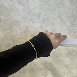 結び目デザイン　サージカルステンレス　バングル　ニッケルフリー　ひねり　k18コーティング　金属アレルギー対応　高品質 17枚目の画像