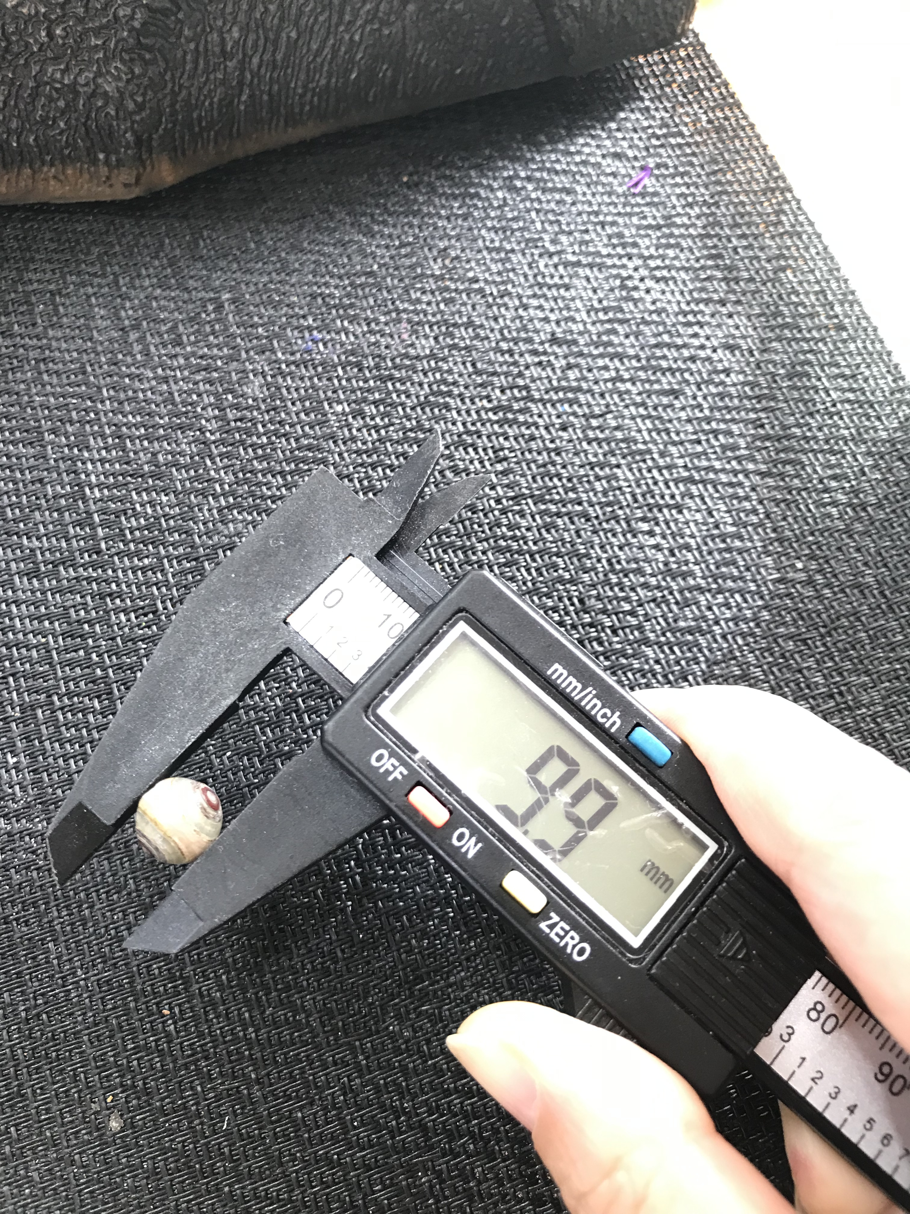 ゴビ石−1306 眼石　原石　『トンボの目』