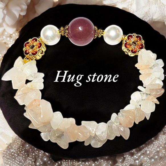 ストロベリークォーツ天然石ブレスレット