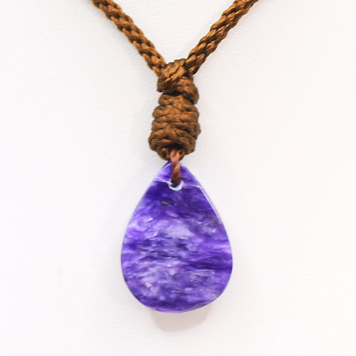 チャロアイト穴あきルース loose_stone80 チャロアイト 穴あきルース loose_stone80 ネックレス・ペンダント