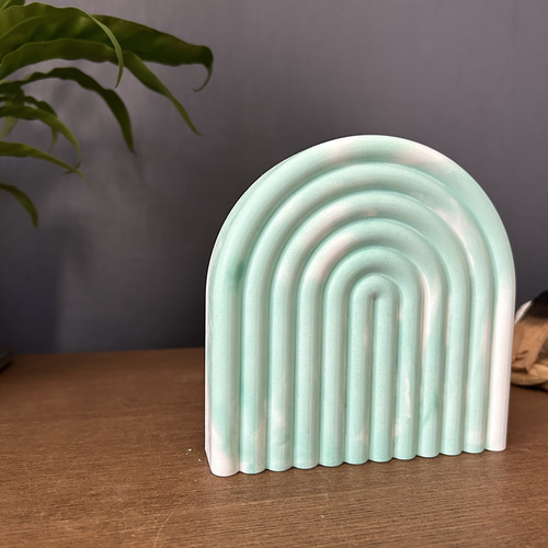 1点限定販売☆セメントオブジェ レインボーアーチ インテリア雑貨