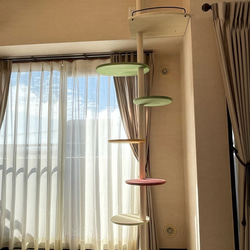 キャットタワー テラスコンパクトに新色追加！　個性で差のつく選べるポイントカラーバージョン！ 17枚目の画像