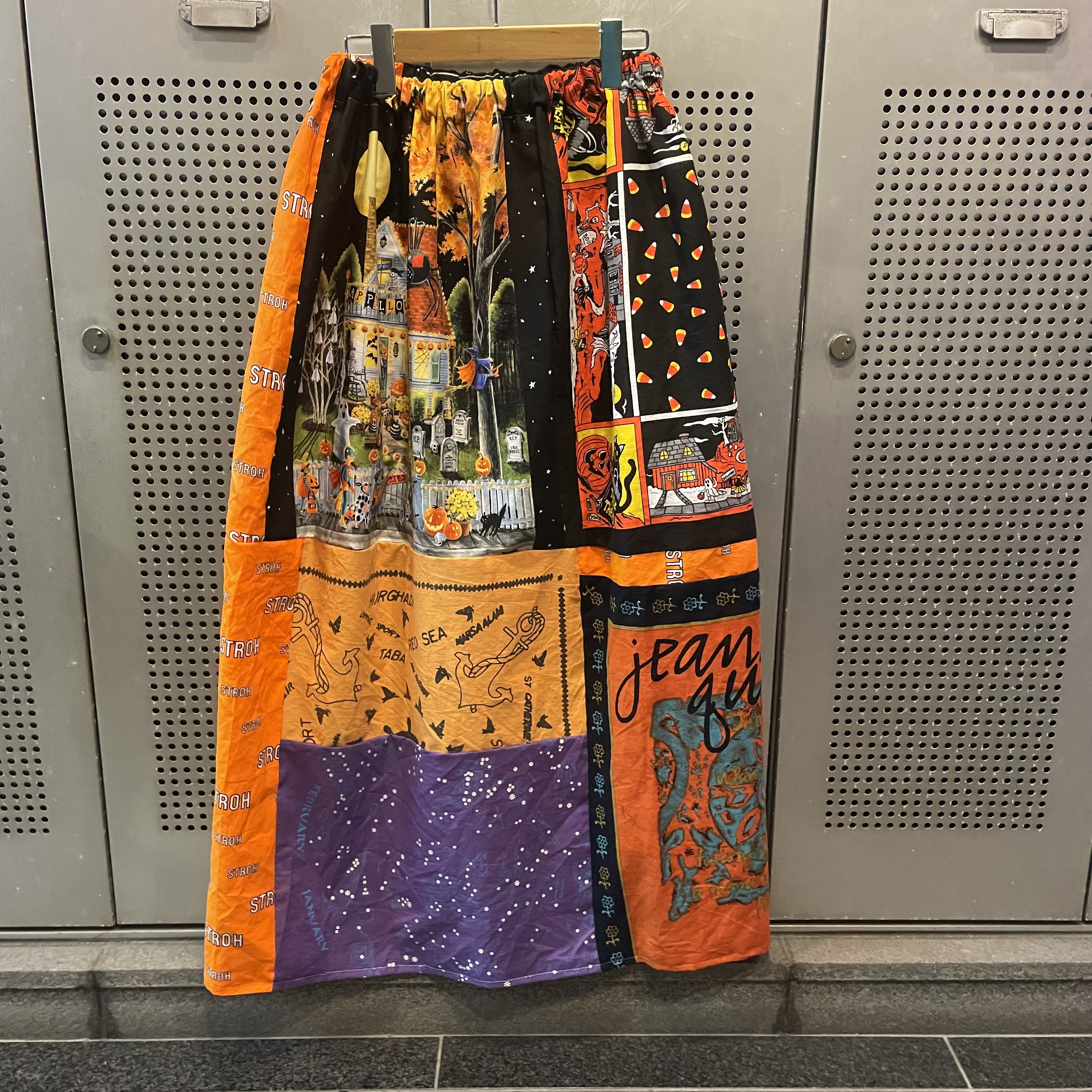 70s 60s ヴィンテージ パッチワーク スカート 古着 山道テープ メキシコ 70s 60s ヴィンテージ パッチワーク スカート 古着 山道テープ