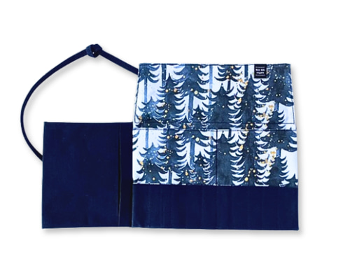 ミニサイズ編み針ケース PATAPATA / ネイビーforest / 付け替え輪針