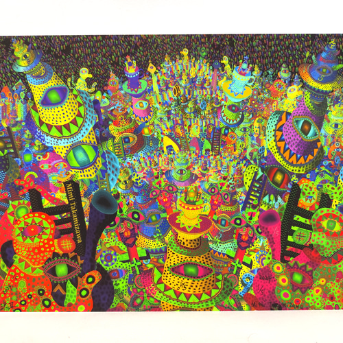 感情　 　1/5 限定5部　　版画　絵画作品　高見沢耳 感情 1/5 限定5部 版画 絵画作品 高見沢耳 苦悩する者たち 版画